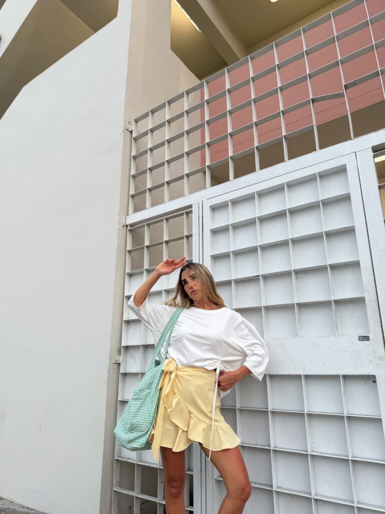 Falda francina yellow